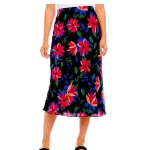 NWT Karen Kane Bias Midi Skirt